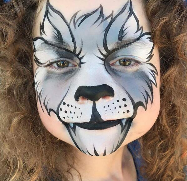 عکس نقاشی صورت دخترانه ترسناک