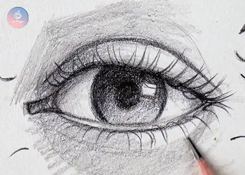 عکس نقاشی صورت انسان آسان