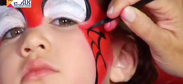 عکس نقاشی روی صورت آسان