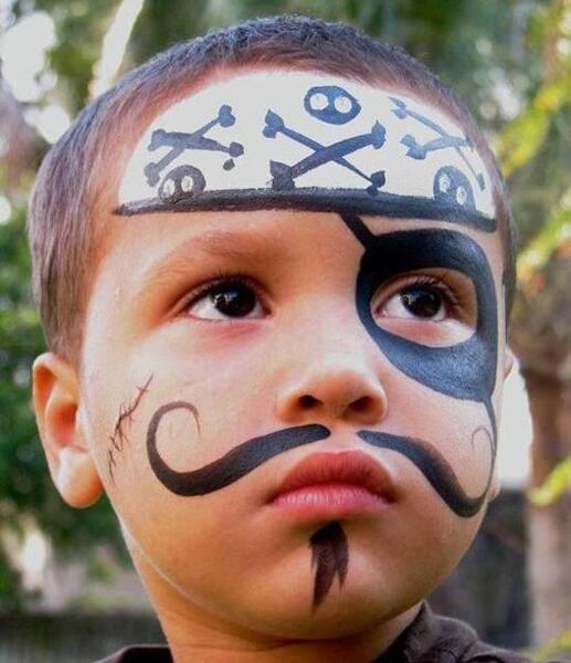 عکس آموزش نقاشی صورت کودکان