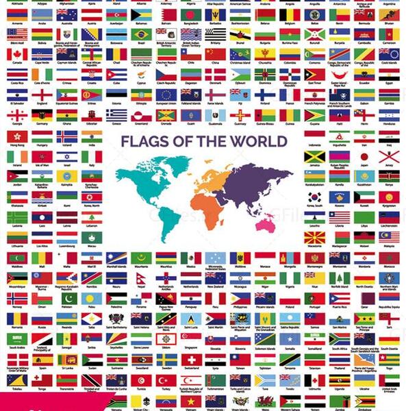 عکس پرچم چند تا کشور