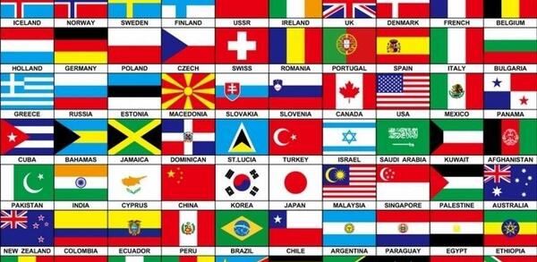 عکس پرچم کشورهای خارجی