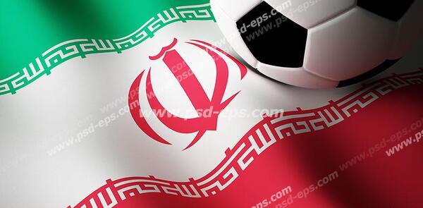 عکس پرچم فوتبالیست