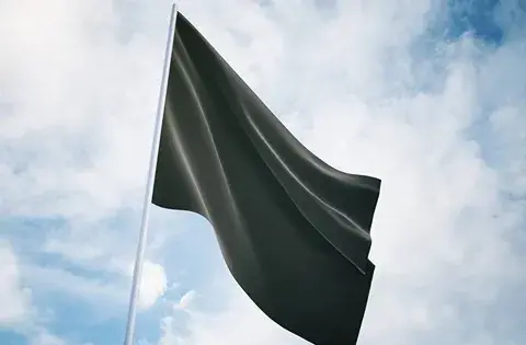 عکس پرچم مشکی ساده