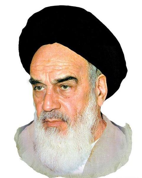 عکس رهبری و امام خمینی