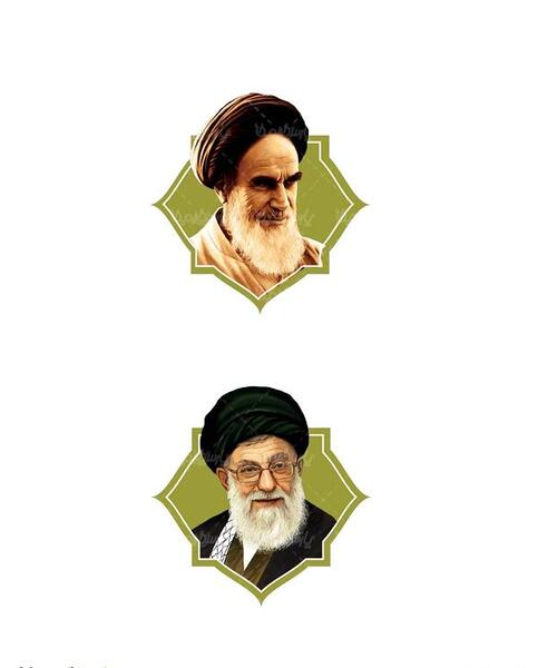 عکس رهبری و امام خمینی png