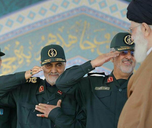 عکس با کیفیت رهبر و سردار سلیمانی