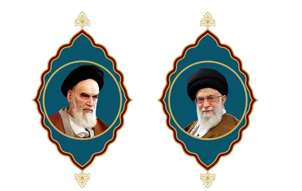 عکس رهبر با امام خمینی