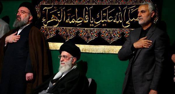 عکس رهبر و امام خمینی و حاج قاسم