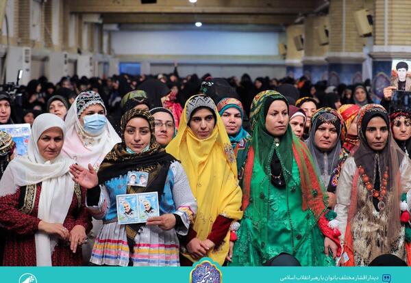 عکس زن رهبر جمهوری اسلامی ایران