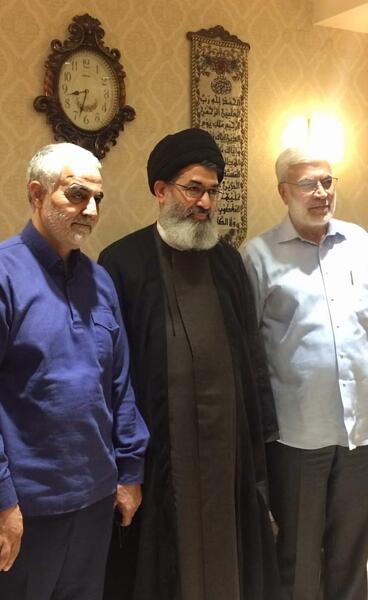 عکس رهبر حاج قاسم و سید حسن نصرالله