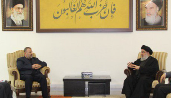 عکس از رهبر لبنان