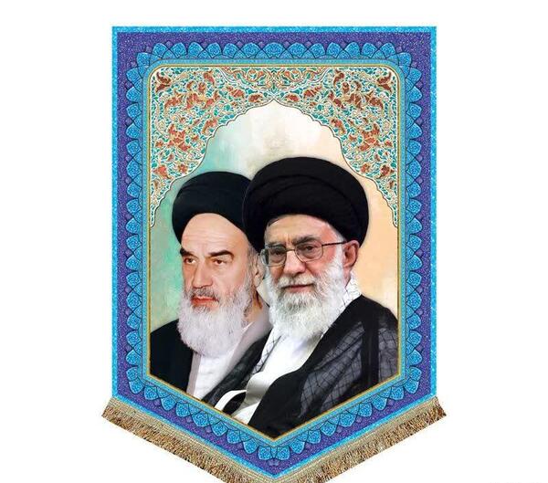 عکس رهبر و امام خمینی کنار هم