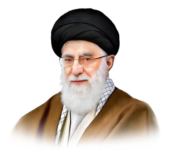 عکس نقاشی رهبری و امام