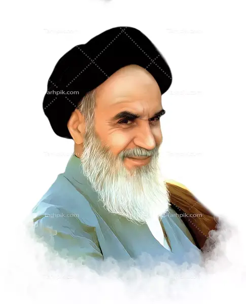 عکس نقاشی رهبر انقلاب