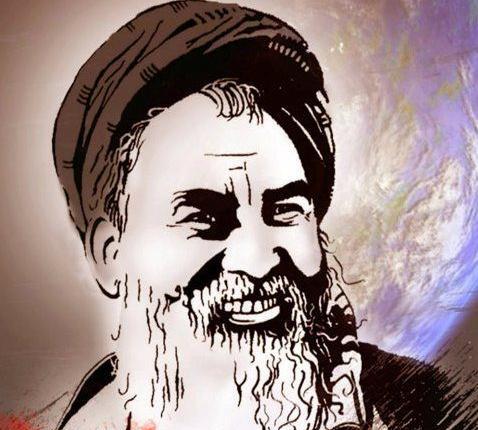 عکس رهبر شهید عبدالعلی مزاری