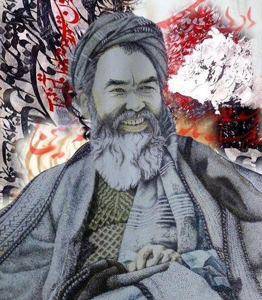 عکس رهبر شهید عبدالعلی مزاری