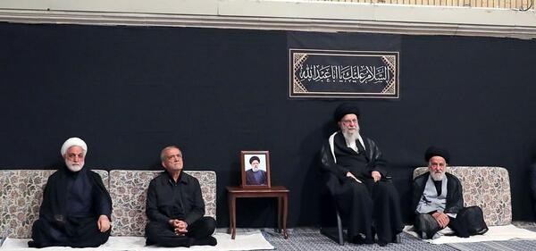 عکس رهبر و شهید رئیسی