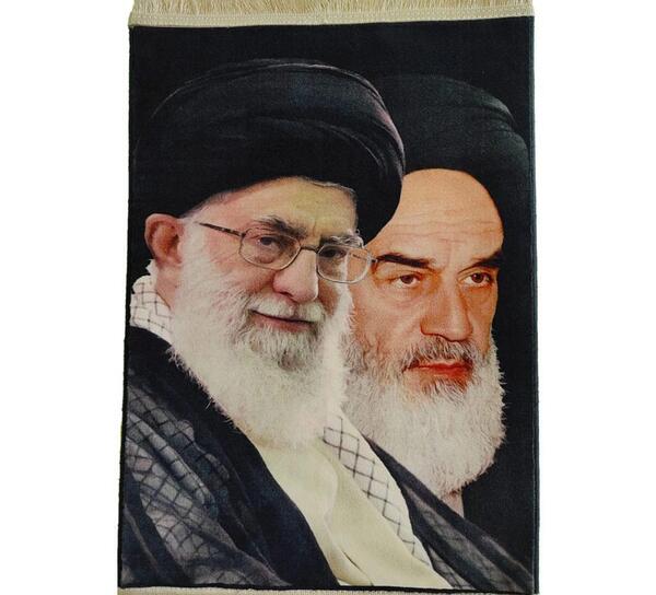 عکس رهبر خمینی و خامنه ای
