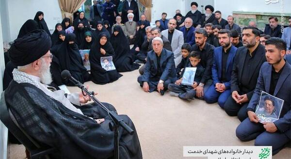 عکس خانواده رهبر خامنه ای
