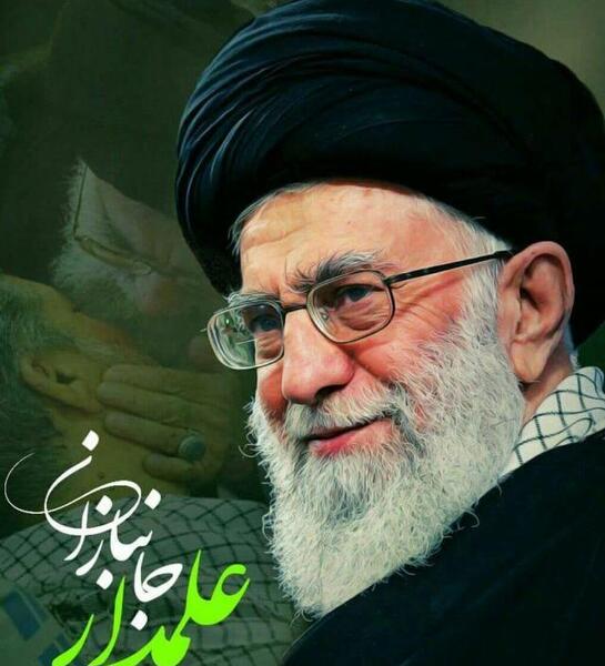 عکس دست جانباز رهبر