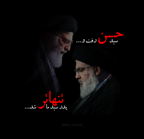 عکس پروفایل رهبر و سید حسن نصرالله