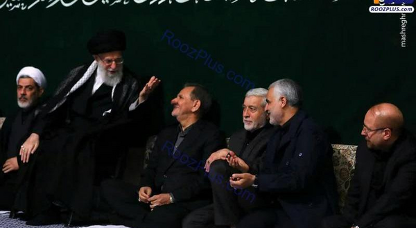عکس رهبر انقلاب با حاج قاسم
