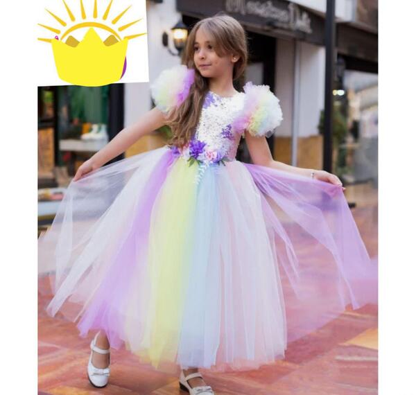 عکس لباس رنگین کمون