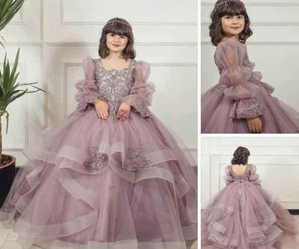 عکس لباس مجلسی دخترانه بلند ۱۳ ساله