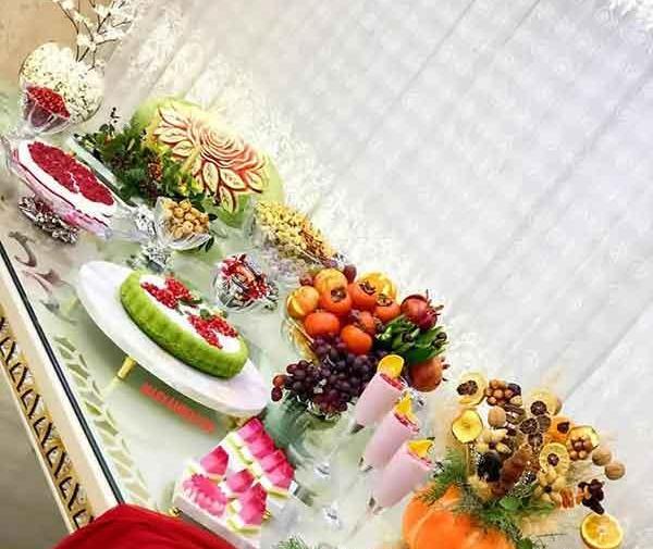عکس فیک سفره یلدایی
