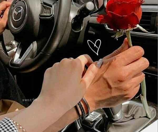 عکس فیک عرق خوری تو ماشین