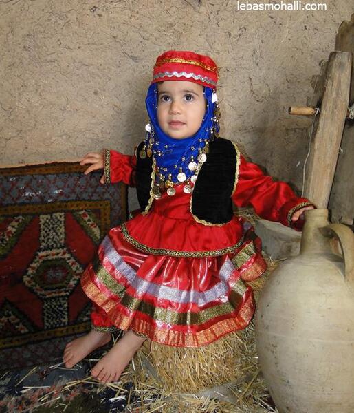 عکس لباس محلی لری دخترانه