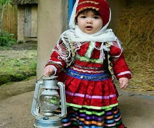 عکس لباس کردی دخترانه کوچک