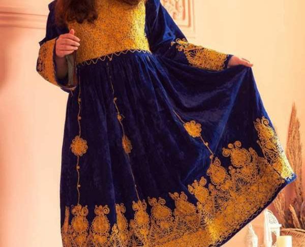 عکس لباس افغانی چرمه دوزی