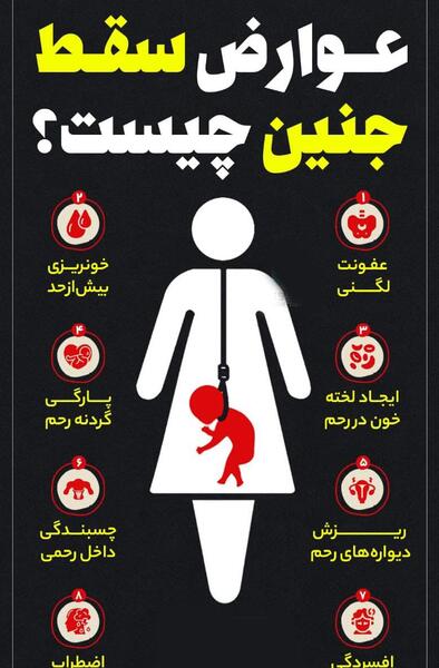 عکس سقط جنین ۴ماهه