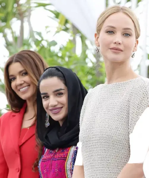 عکس جنیفر لارنس و همسرش