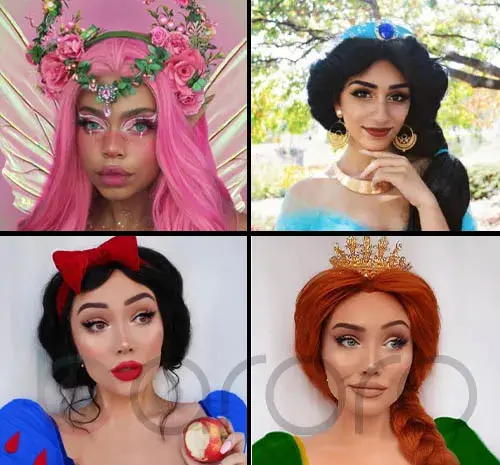 عکس نقاشی رو صورت پرنسسی