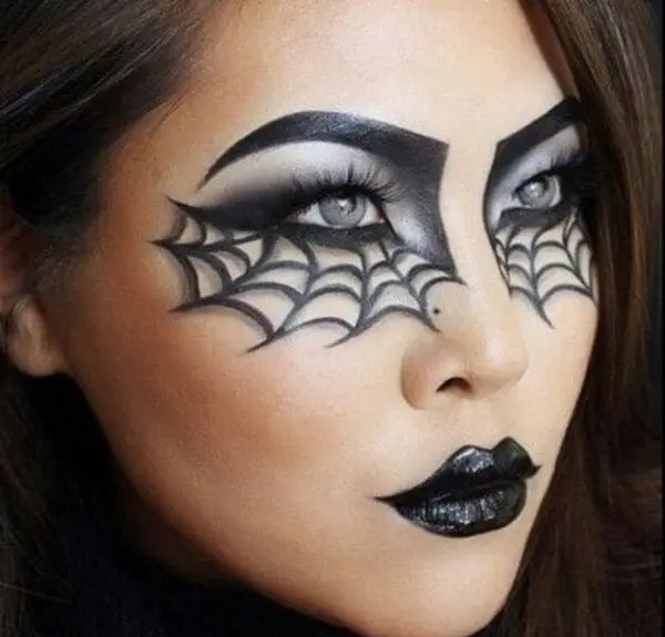 عکس نقاشی صورت ترسناک ساده