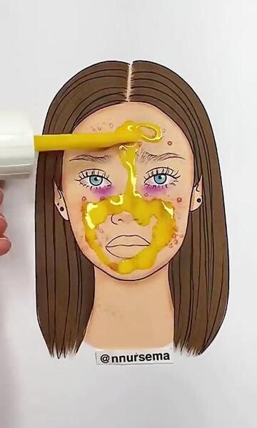 عکس چالش نقاشی روی صورت
