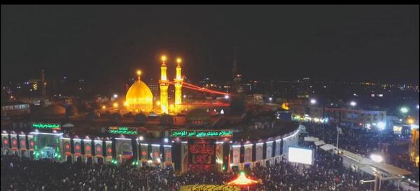 عکس نوشته ای که حاجت ز حسین میطلبی