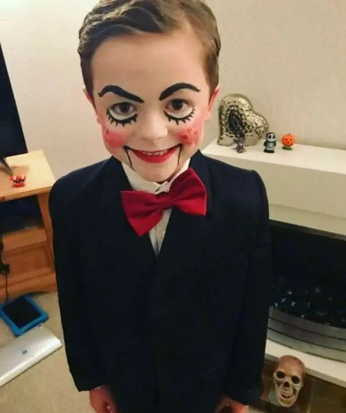 عکس نقاشی صورت هالووینی