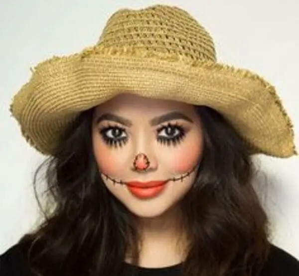 عکس نقاشی صورت هالووین ترسناک