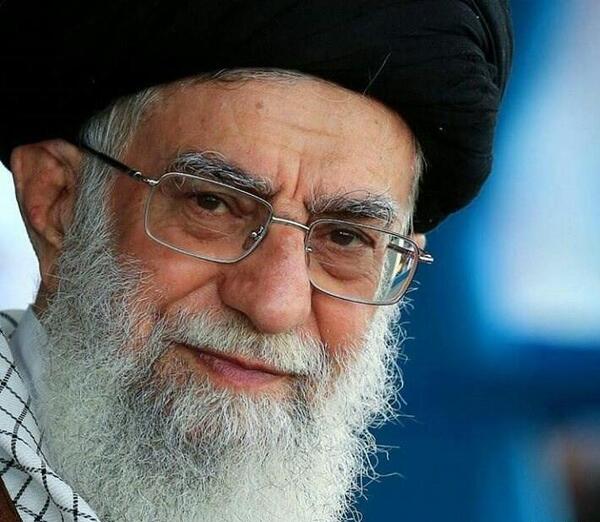 عکس نوشته خامنه ای عزیز را عزیز جان خود بدانید