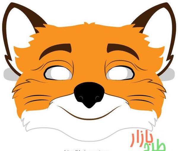 عکس نقاشی ماسک صورت روباه