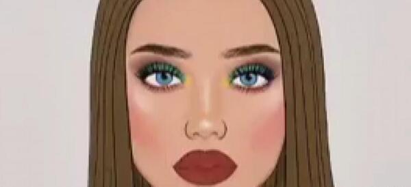 عکس نقاشی صورت روی برگه