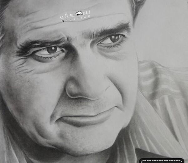 عکس نقاشی صورت سیاه قلم ساده