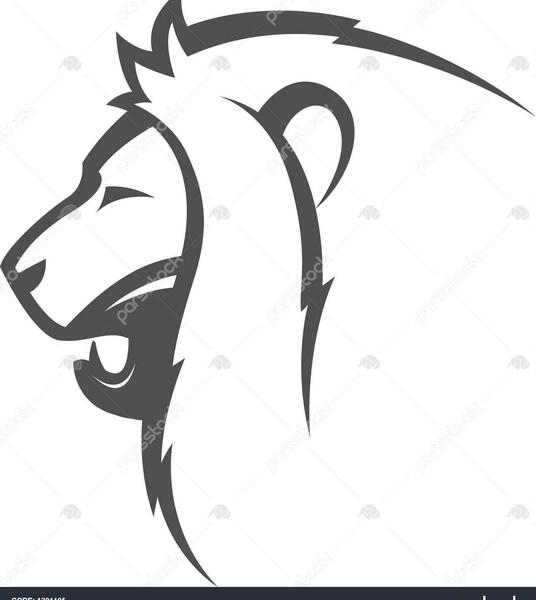 عکس نقاشی صورت شیر وحشی