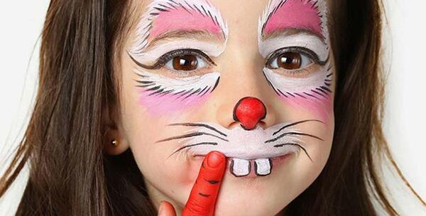 عکس نقاشی صورت کودکان کیتی