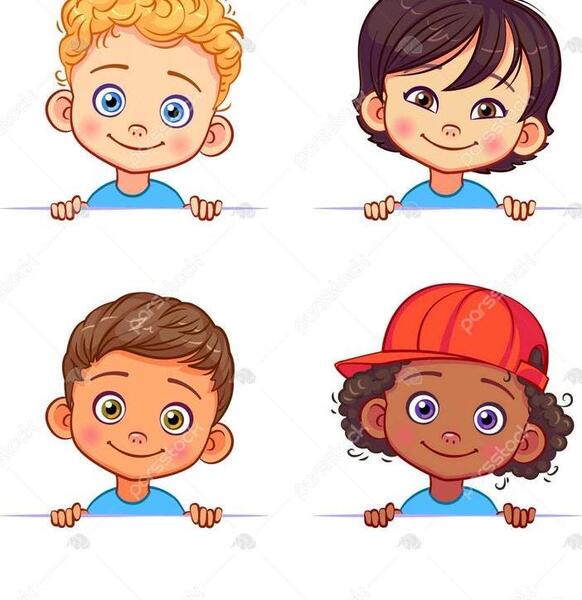 عکس نقاشی صورت کارتونی بامزه