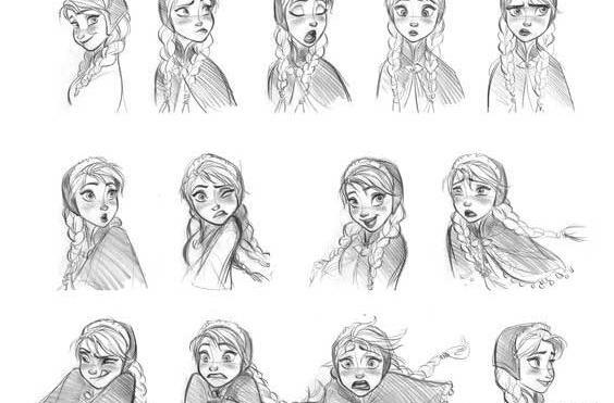 عکس نقاشی کارتونی صورت انسان